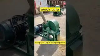 Mushroom wood crusher machine for sawdust powder