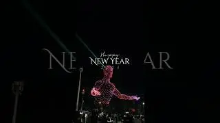🇪🇭 Ras Al Khaimah UAE New Years Eve✨️  Massive Drone & Fireworks Show 🎆 #travel #shortvideo