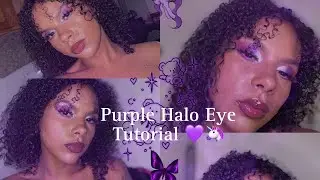 Easy Purple Halo Eye Tutorial ✨