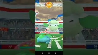 Venusaur Vs Cottonee Solo Raid Battle Raiding For Fun.