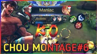 CHOU MONTAGE 6 | 100% DELETE ENEMY | SAVAGE🔥 | MOBILE LEGENDS BANG BANG ✓