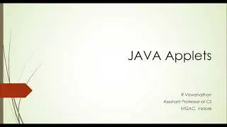 How to run a JAVA Applet Program?