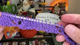 ASMR🧶Dayly affirmation 🤗 Knitting meditation | Soft sounds of needles & water 💦 cozy pattern💞