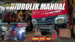 PEMBUATAN PANGKON/DUDUKAN HIDROLIK UNTUK BEMPER TRUK | JAGAPATI CREW