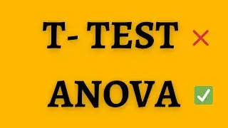 Простое объяснение дисперсионного анализа (ANOVA) | Почему множественные t-тесты — серьезная ошибка