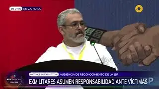 Mayor (r), Felipe Ram&iacute;rez da su declaraci&oacute;n en la audiencia de reconocimiento de falsos positivos