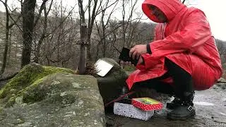 REGENPAAR-ROCK WALK IN RED PVC RAINCOAT