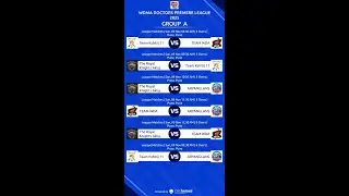 WDMA doctors primier league