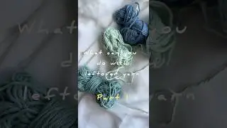 Leftover yarn is so underrated❤️ #crochet #diy