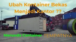Modifikasi Kontainer _ Kontainer Office 20FT by Marunda Container #kontainermodifikasi #architecture