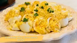 Slamming Devil Eggs Quick Recipe | How to Make Deviled Eggs | Best Deviled Eggs Recipe In 2021