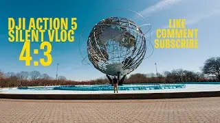 DJI Action 5 : New York City - Silent Vlog + Natural Sounds & Music + Cinematic Video