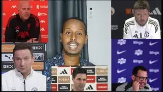 Shirka jaraa'id macalimiinta EPL qabteen Slot, Arteta, Carrick, Liam Rosenior, Pep Lijnders & Frank
