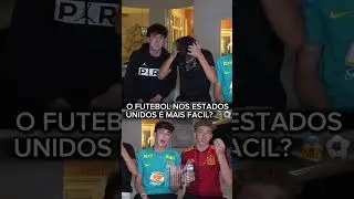 o FUTEBOL dos ESTADOS UNIDOS &eacute; mais f&aacute;cil??? 😱⚽️ #futebol #estadosunidos #irmoes #shorts