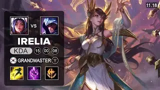 Irelia Mid vs Talon - KR Grandmaster - Season 11 Patch 11.19