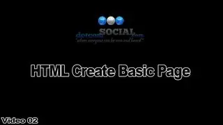 HTML Create Basic Page
