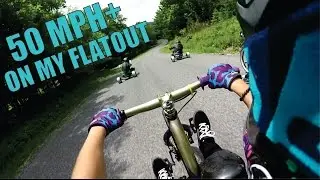 Hitting Speeds of 55 mph + on my Flatout Boss Drift Trike