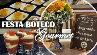 FESTA BOTECO GOURMET EM CASA | MESA POSTA, MINI SOBREMESAS E PAPELARIA | PARTE 1