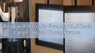 Review Arktronic Frameo 21.5 Inch Large Digital Photo Frame with FHD IPS Touchscreen, WiFi Digital P