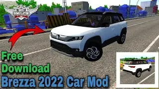 New Maruti Suzuki Brezza 2022 Car Mod Bus Simulator Indonesia | Brezza Car Mod Bussid Android Games