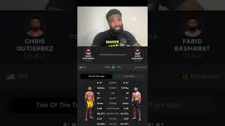 UFC320: Chris Gutierrez vs. Farid Basharat #ufc #mma