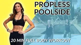 Propless Poolside Feel Good Workout! 🔥 #workout #barre
