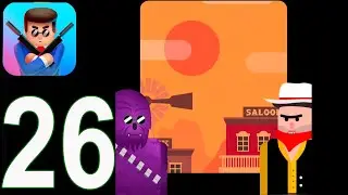 Mr Bullet - Gameplay Walkthrough Part 26 - Granades Far West 3 stars(iOS, Android)