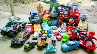 Menemukan Mainan Mobil Mobilan,Mobil Polisi,Bus Tayo,Kereta Thomas,Truk Tronton,Damkar,Mobil Balap