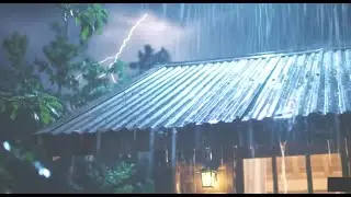 Rain Sounds For Sleeping - 100% Instantly Fall Asleep With Rain And Thunder Sound Perfect Rain Sound