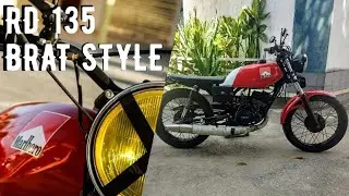 Yamaha RD 135 Cafe Racer, Bratstyle