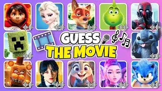 Guess the Movie by the Song! 🎶 Zootopia 2, Wednesday, Kpop Demon Hunters, Frozen, Minecraft... 🎬🍿