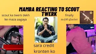 mamba reacting to scout twerk 😂