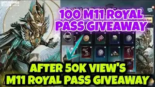 M11 Royal Pass Giveaway 🔥Next M11 RP 🔥 VAMPIRATES GAMING