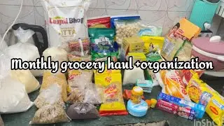 Monthly Grocery Haul with Price | Budget Friendly Grocery Shopping & Organization 🛒