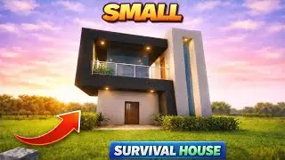 Small Modern Survival House Tutorial 