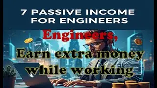 7 passive income methods for engineers | Earn Money Online in 2025 | extra income for Engineers