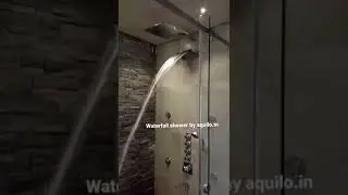 waterfall shower by Aquilo.in multifunction showers , diverters , And body jets