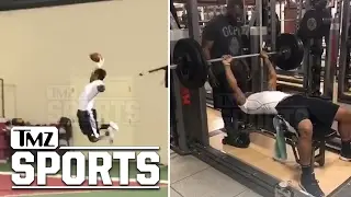 Joe Mixon NFL Draft Training -- 1-Handed Grabs and Crazy Speed | TMZ Sports