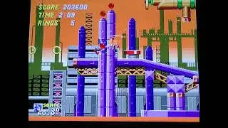 Sonic 02 - Oil - Act 2 - Games dos anos 90 - Sega Mega Drive
