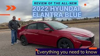 2022 Hyundai Elantra HEV Blue Hydrid.  The review.