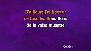Karaok&eacute; Vesoul - Jacques Brel *