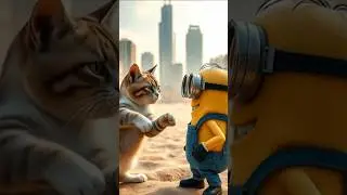 Cat vs Minions (Battle №13) #cats #cat #minions