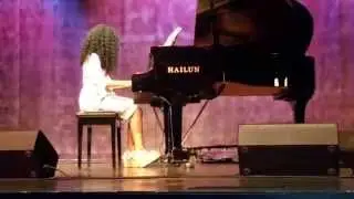 Jaiya Smith performing at her Springs Recital