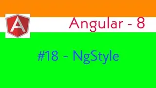 NgStyle Directive In Angular 8 | Angular 8 Tutorial In Hindi |
