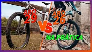 Na PR&Aacute;TICA, como &eacute; pedalar numa bicicleta aro 26 e numa bike aro 29? Tem diferen&ccedil;a?