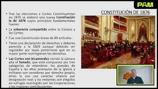 7.1 RESTAURACI&Oacute;N BORB&Oacute;NICA (1874-1902): C&Aacute;NOVAS DEL CASTILLO TURNISMO . LA CONSTITUCI&Oacute;N DE 1876 (II)