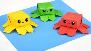 Cute Origami Octopus | Easy Paper CraftEASY PAPER OCTOPUSCUTE ORIGAMI 🐙