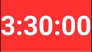3 Hour 30 Minute Timer