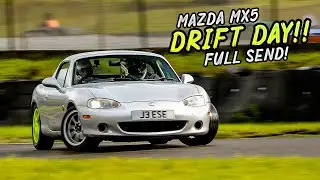MY FIRST EVER DRIFT DAY!! *MAZDA MX5!*