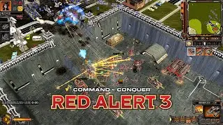 Red Alert 3 Corona MOD Celestial Empire in PVE Map Defending at All Cost | Unexpected Ending!!!